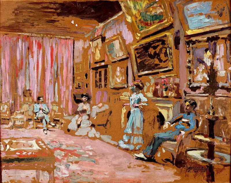 Messieurs et Mesdames Josse et Gaston Bernheim-Jeune au 107, avenue Henri Martin - Édouard Vuillard
