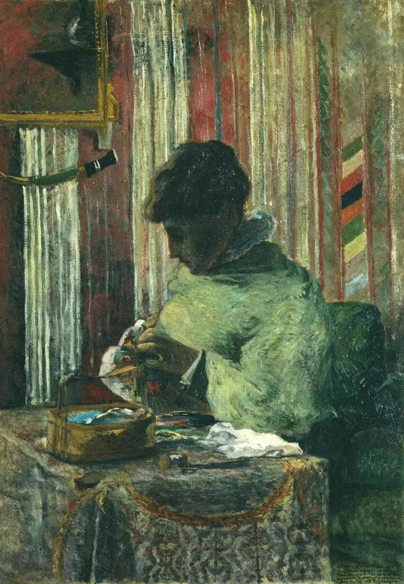 Mette Gauguin - Paul Gauguin image 1 copie de tableau peinte à la main