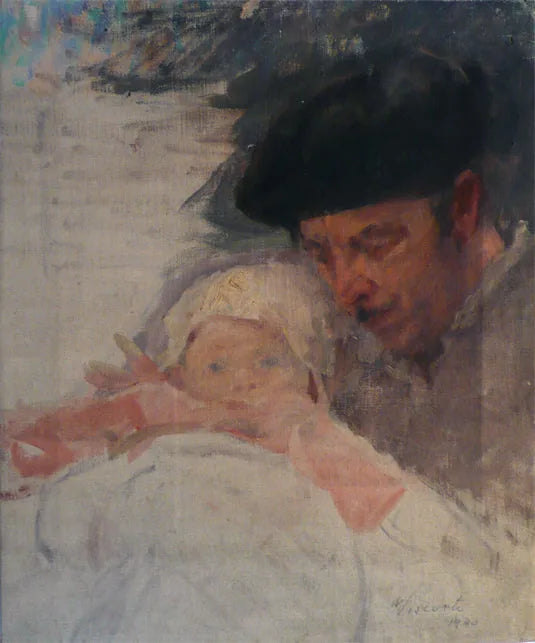 Meu genro e meu neto - Eliseu Visconti image 1 reproduction artisanale de tableau
