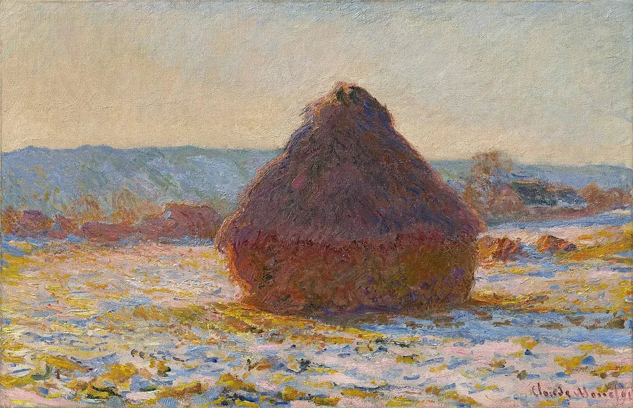 Шліфувальний круг, ефект снігу, сонце W1287 - Клод Моне