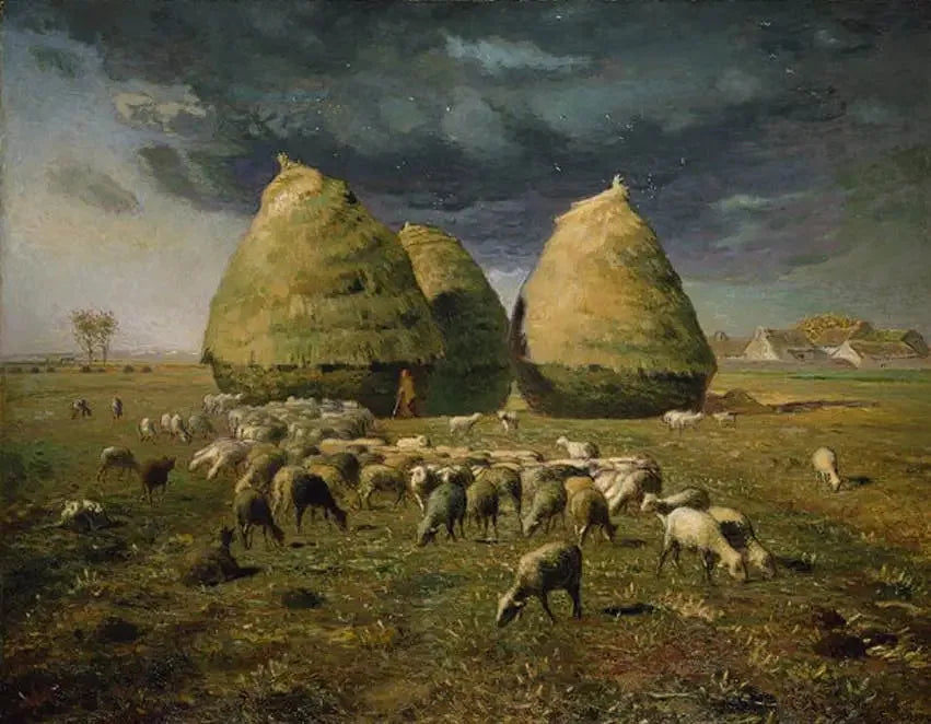 Meules de foin, automne - Jean-François Millet