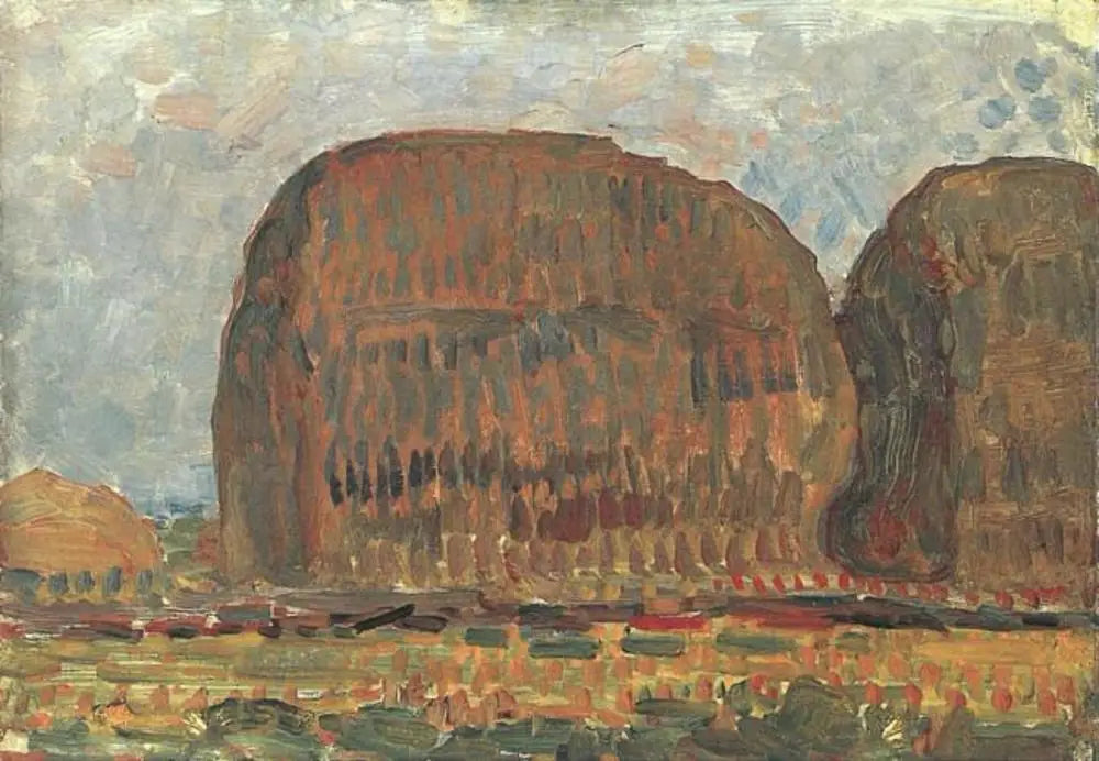 Meules de foin II - Piet Mondrian image 1 copie peinte à la main à l’huile