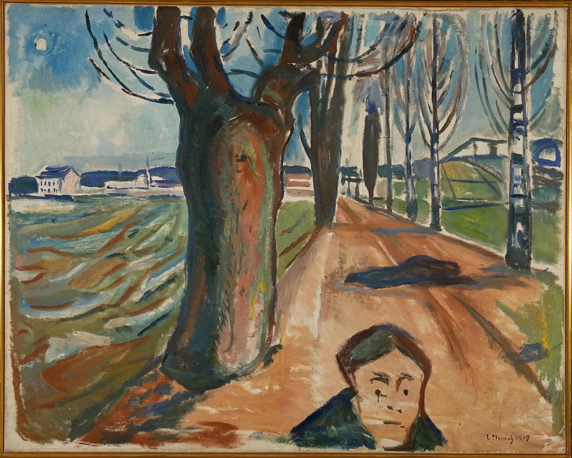 Meurtre sur la route - Edvard Munch image 1 reproduction réalisée par Alpha Reproduction