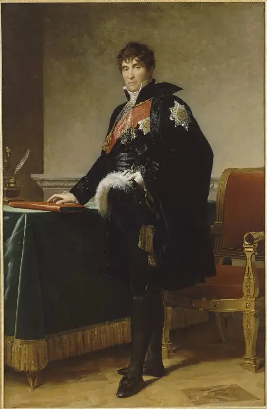 Michel, comte de Regnault de Saint-Jean-d'Angély, maréchal de France (1761-1819) - François Gérard image 2 copie de tableau peinte à la main