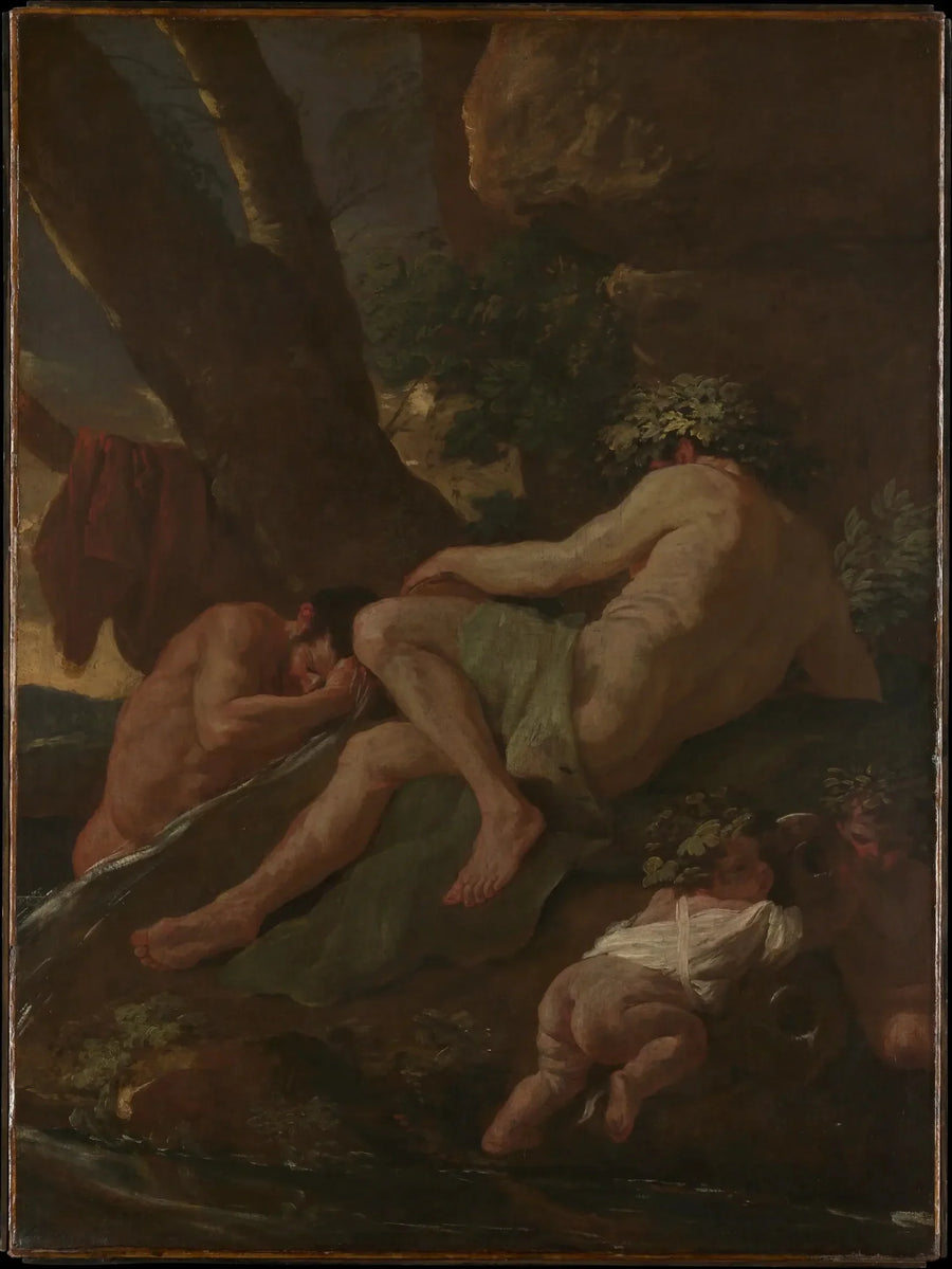 Midas se lavant dans le Pactole - Nicolas Poussin