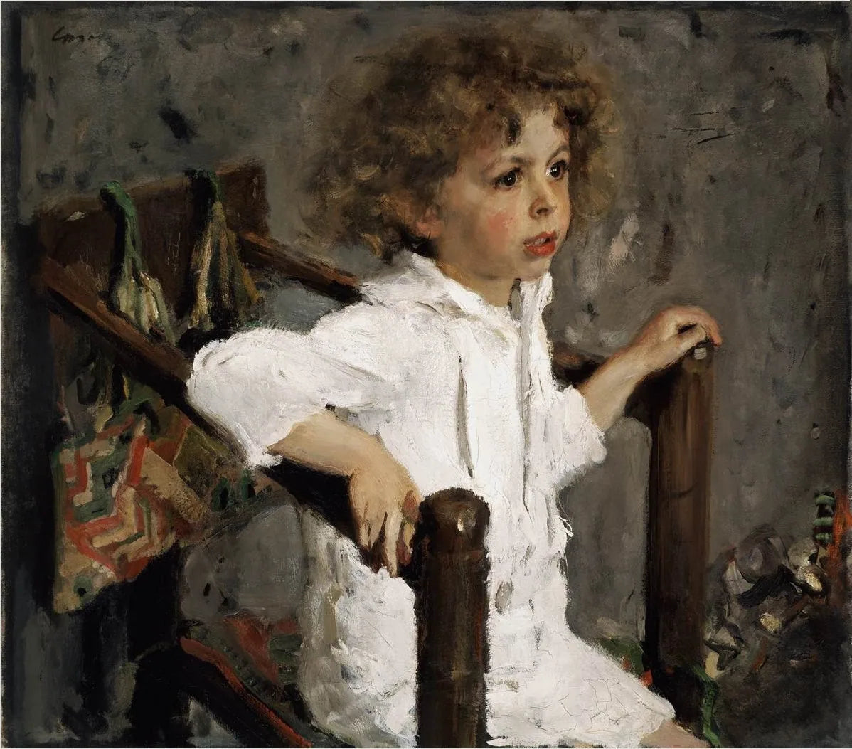 Mika Morozov (Serov) - Valentin Serov image 1 tableau peint à l’huile sur toile