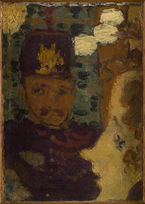 Militaire et blonde - Pierre Bonnard image 1 copie de tableau peinte à la main