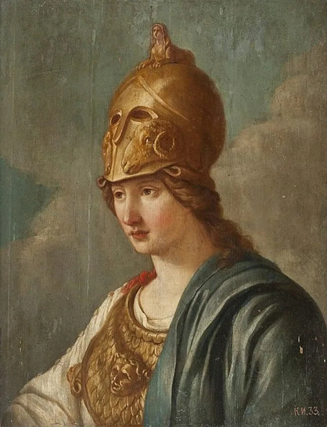 Minerva - Joseph-Marie Vien image 1 reproduction d’œuvre d’art à l’huile