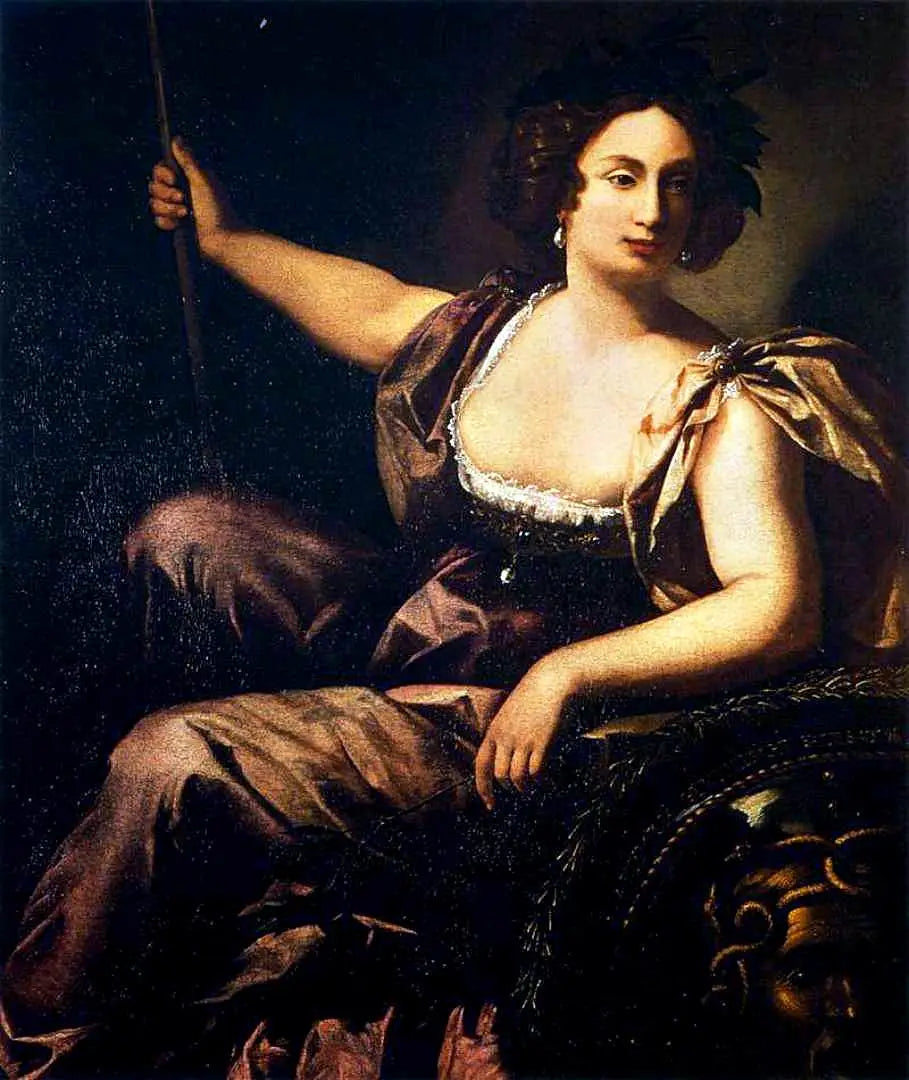 Minerve - Artemisia Gentileschi image 1 reproduction artisanale de tableau