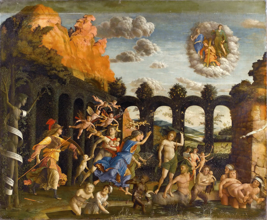 Minerve chassant les Vices du jardin de la Vertu - Andrea Mantegna