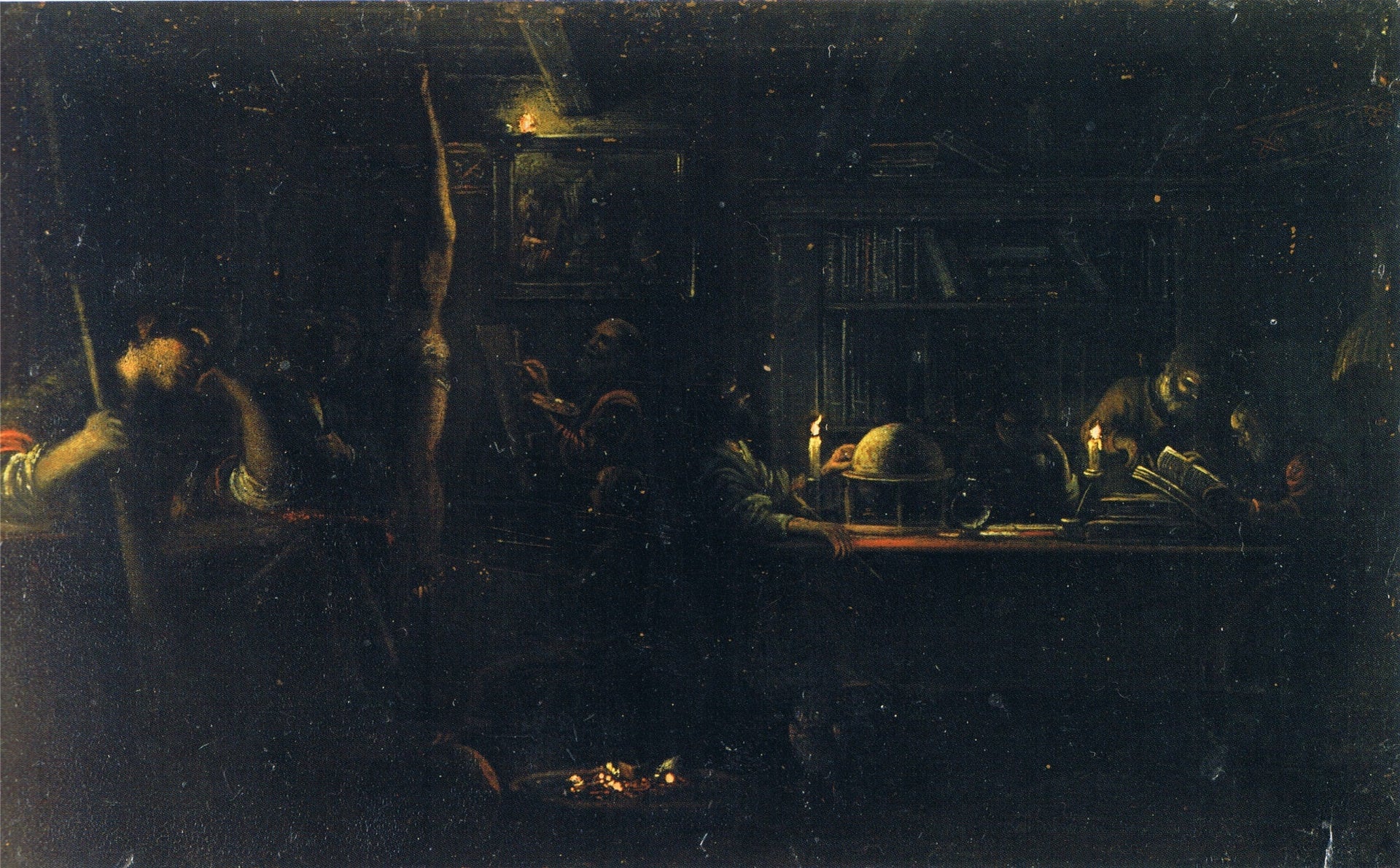 Minerve, patronne des arts et des sciences - Adam Elsheimer image 1 copie peinte à la main à l’huile