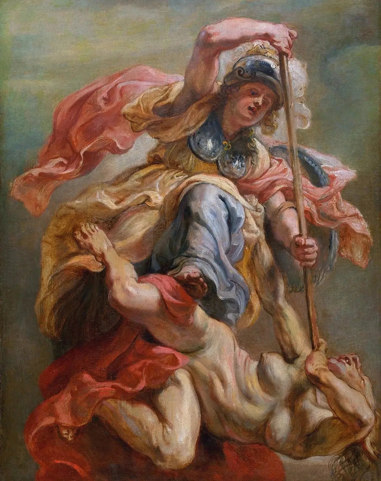 Minerve surmontant l'ignorance - Peter Paul Rubens image 1 reproduction de peinture à l’huile