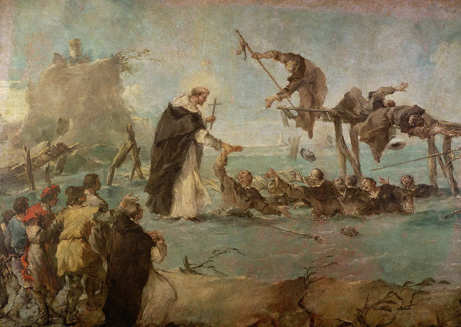 Miracle d'un saint dominicain - Francesco Guardi