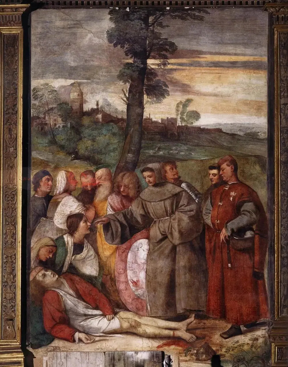Miracle du pied guéri - Titian image 1 reproduction artisanale de tableau