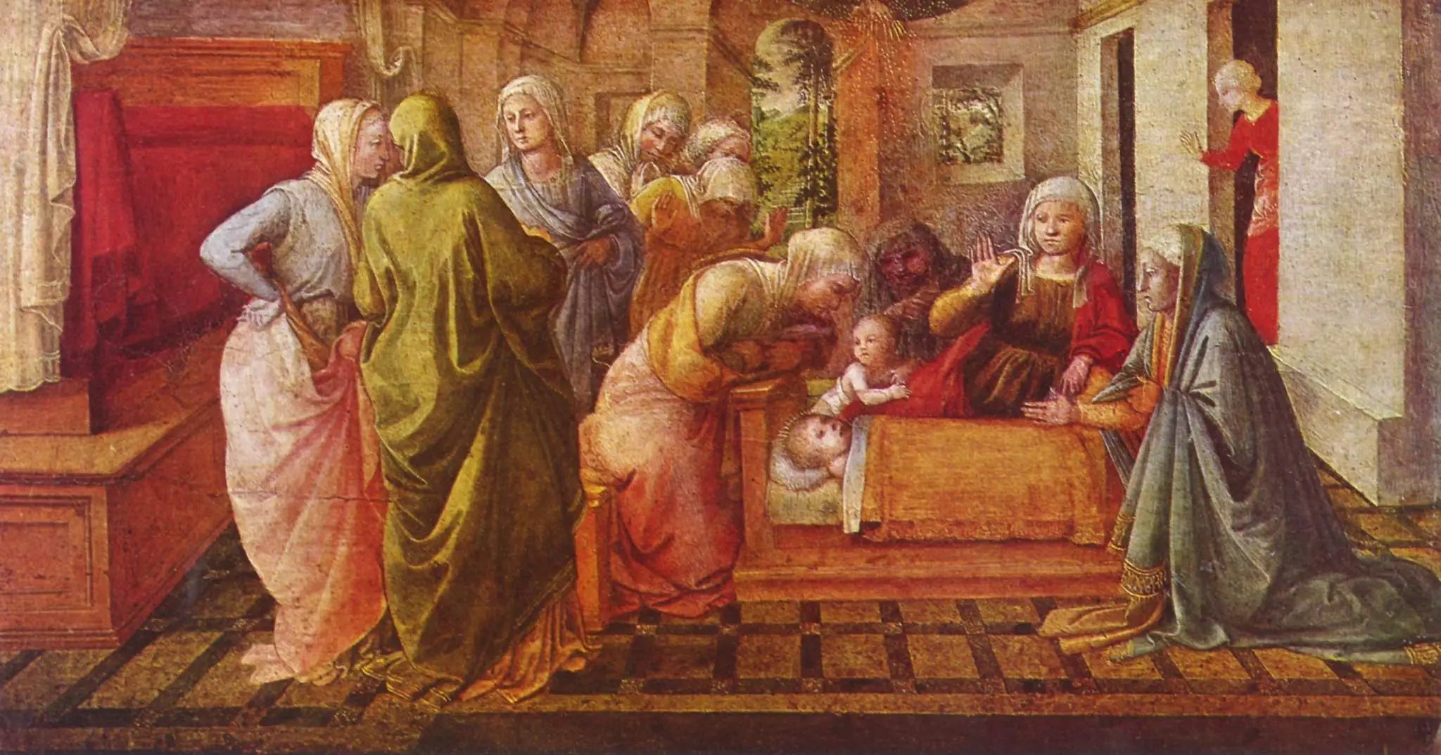 Miracle of St. Ambrogio - Fra Filippo Lippi image 1 tableau peint à l’huile sur toile