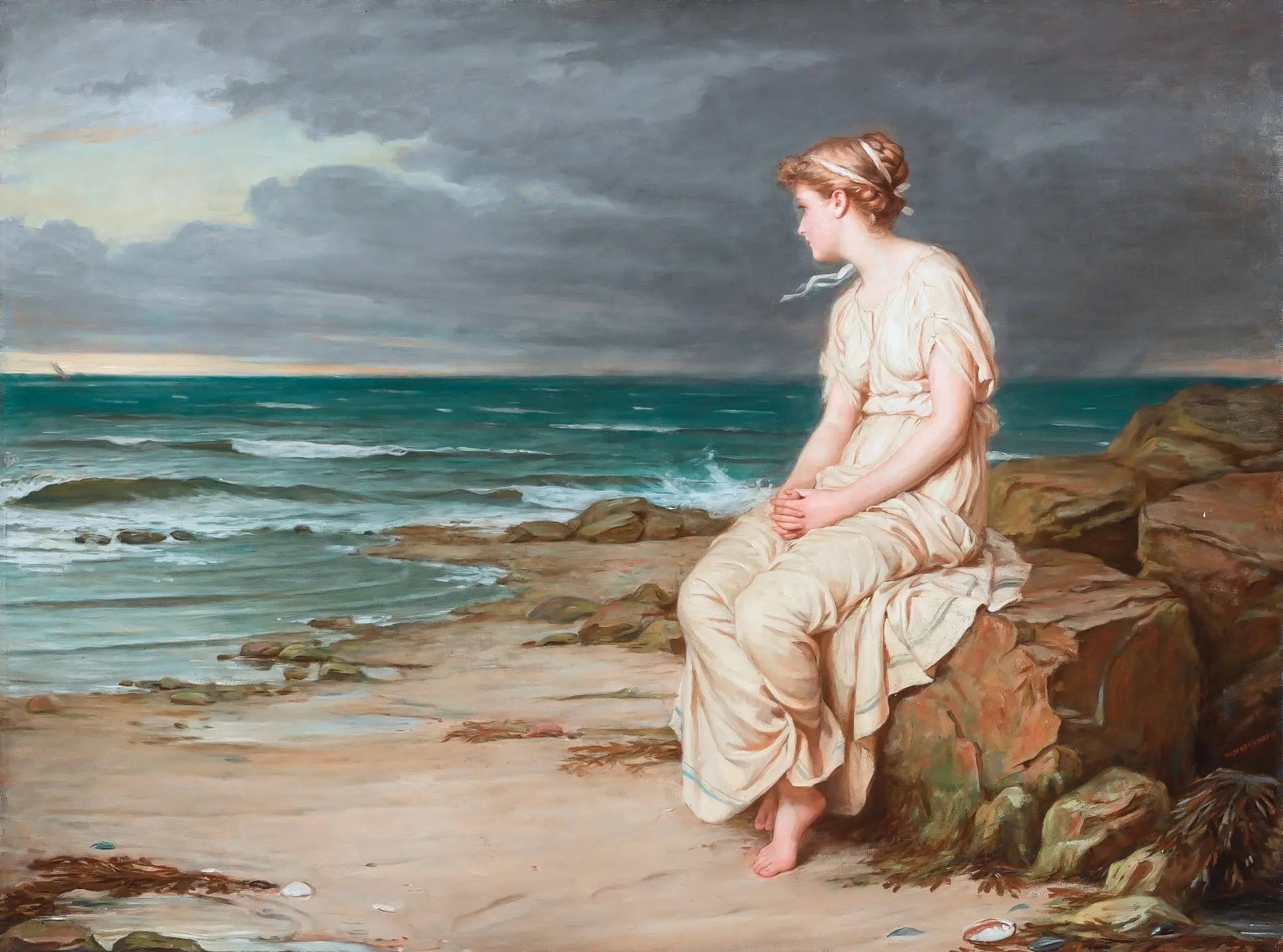 Miranda - John William Waterhouse image 1 tableau peint à l’huile sur toile
