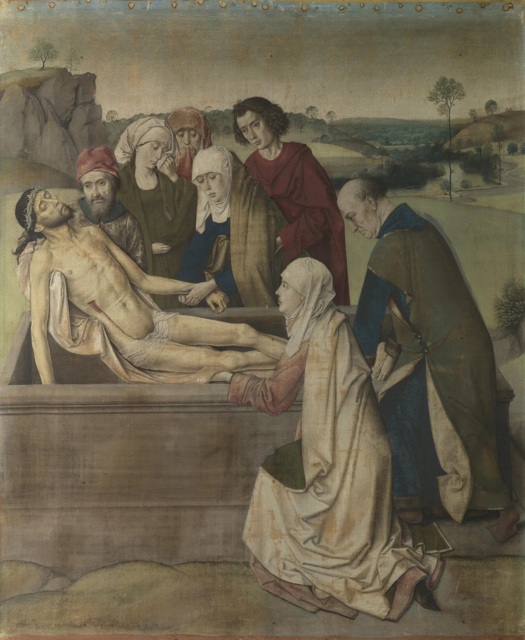 Mise au tombeau - Dirk Bouts image 1 reproduction artisanale de tableau