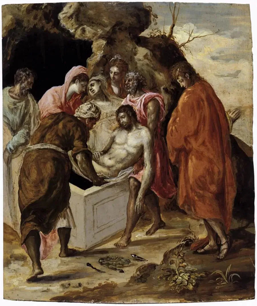 Mise au tombeau du Christ - El Greco image 1 reproduction d’œuvre d’art à l’huile