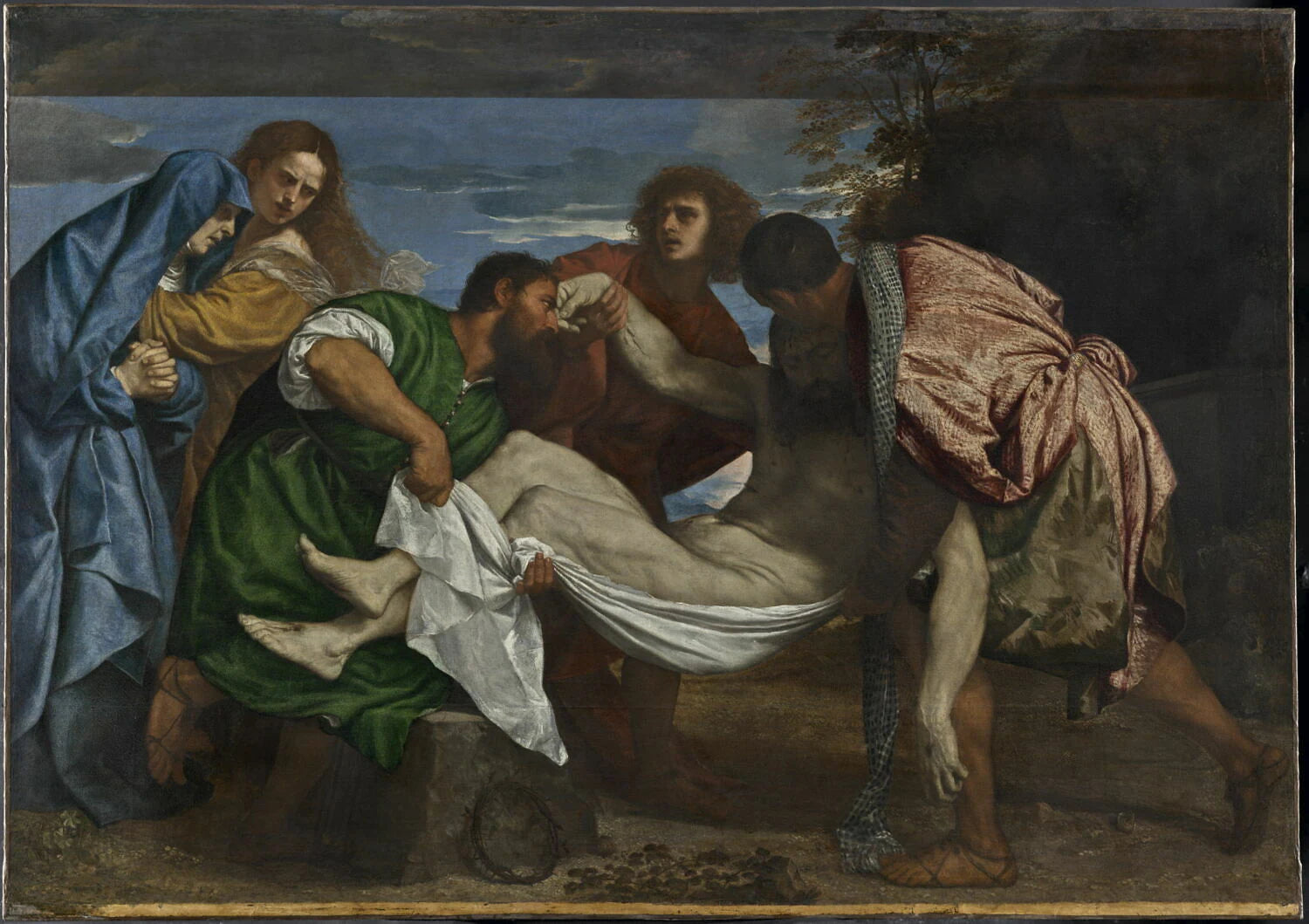 La Mise au tombeau ou Le Transport du Christ vers le tombeau - Tiziano ou Titien