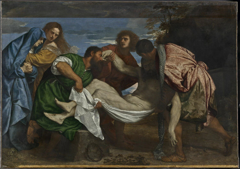 La Mise au tombeau ou Le Transport du Christ vers le tombeau - Tiziano ou Titien