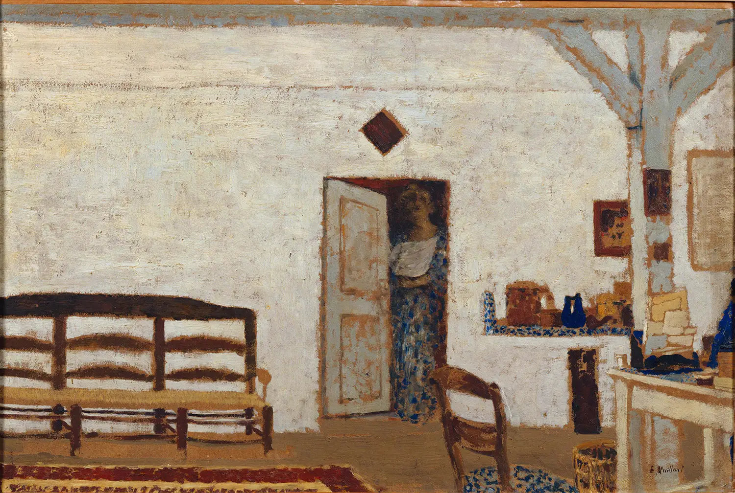 Misia à Villeneuve-sur-Yonne - Édouard Vuillard image 1 reproduction artisanale de tableau