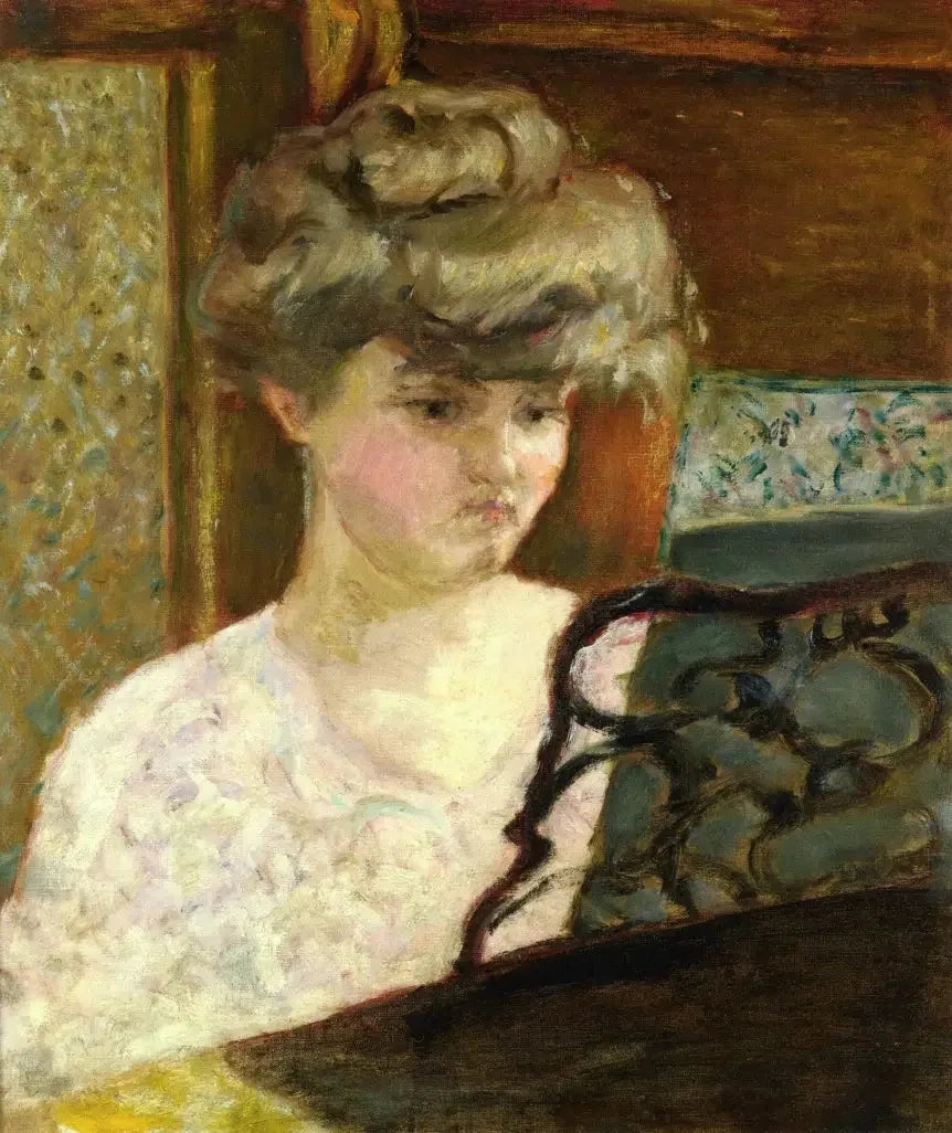Misia au piano - Pierre Bonnard image 1 reproduction artisanale de tableau