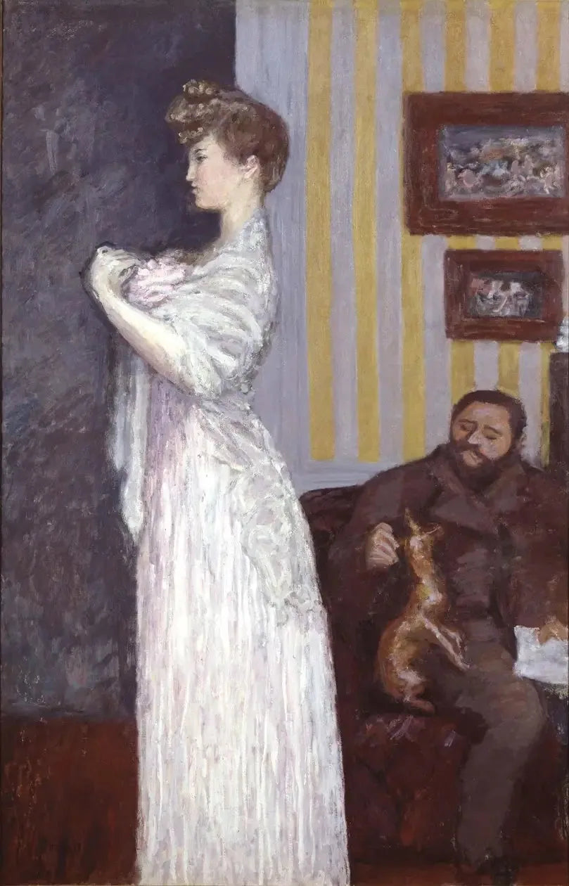 Misia Godebska et Thadée Natanson - Pierre Bonnard image 1 reproduction de peinture à l’huile