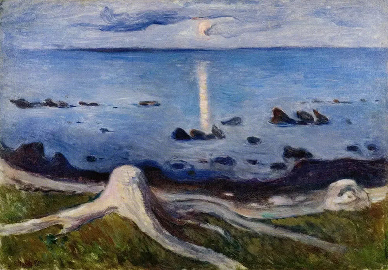 Mistère sur la berge - Edvard Munch