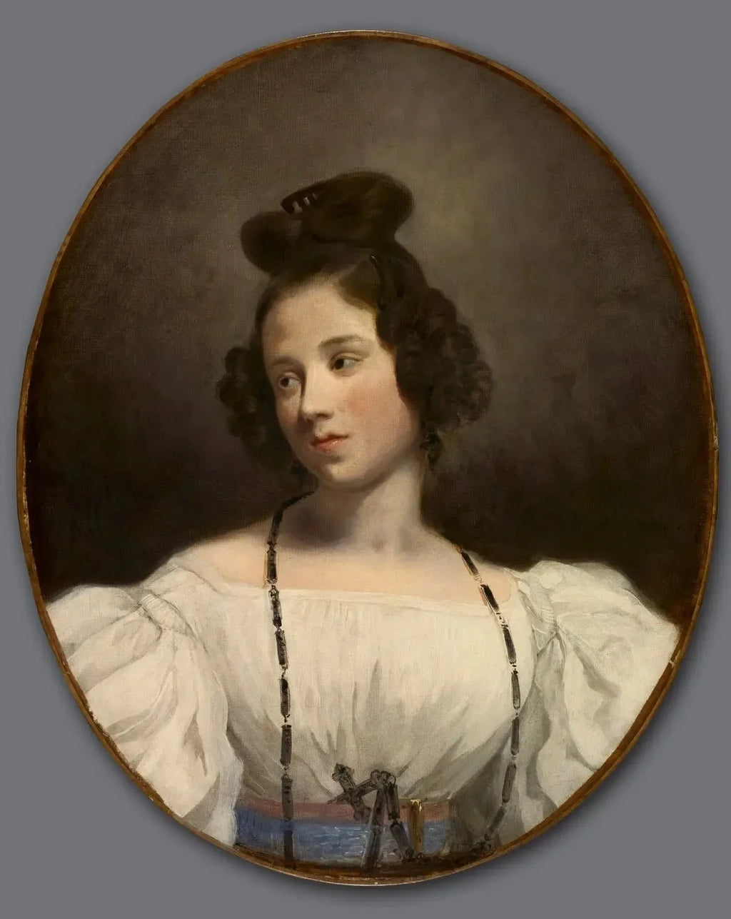 Mlle. Alexandrine-Julie de la Boutraye - Eugène Delacroix image 2 reproduction d’œuvre d’art à l’huile