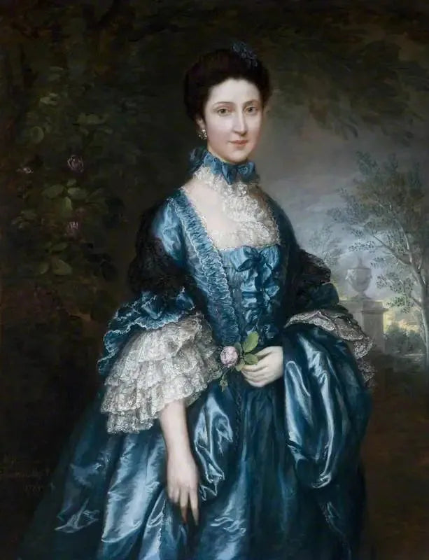 Mlle Theodosia Magill (1744-1817) (plus tard comtesse de Clanwilliam) - Thomas Gainsborough image 1 copie peinte à la main à l’huile