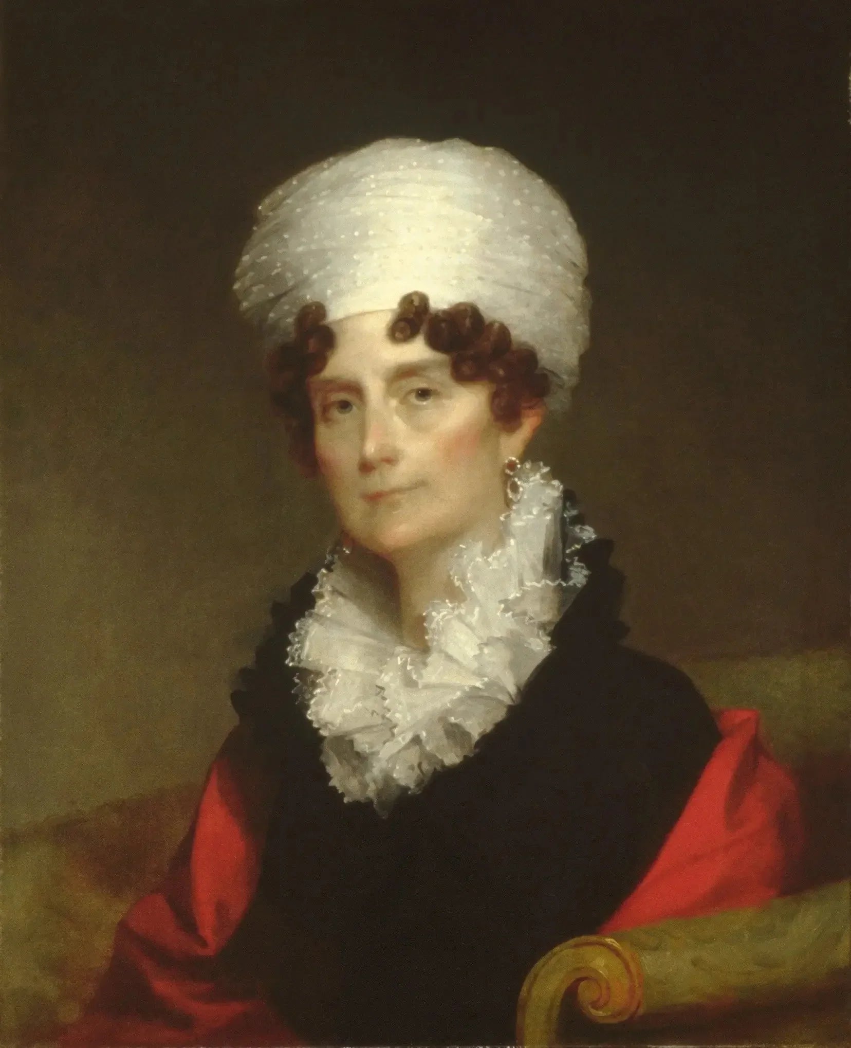 Mme Andrew Sigourney - Gilbert Stuart image 1 copie de tableau peinte à la main