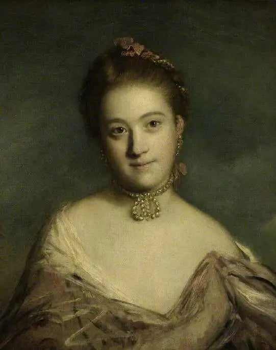 Mme Angelo - Joshua Reynolds image 1 copie peinte à la main à l’huile