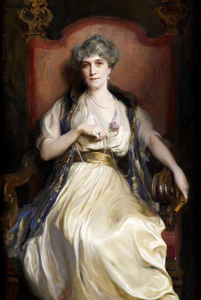 Mme Béatrice Sanderson - Philip de László image 1 copie peinte à la main à l’huile