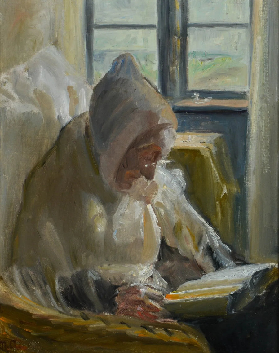 Mme Brøndum lit. - Michael Peter Ancher