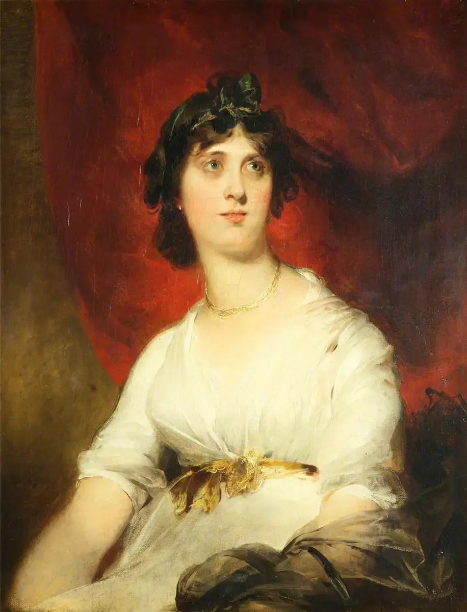 Mme Cecilia Lock (1775–1824) - Thomas Lawrence image 1 copie de tableau peinte à la main