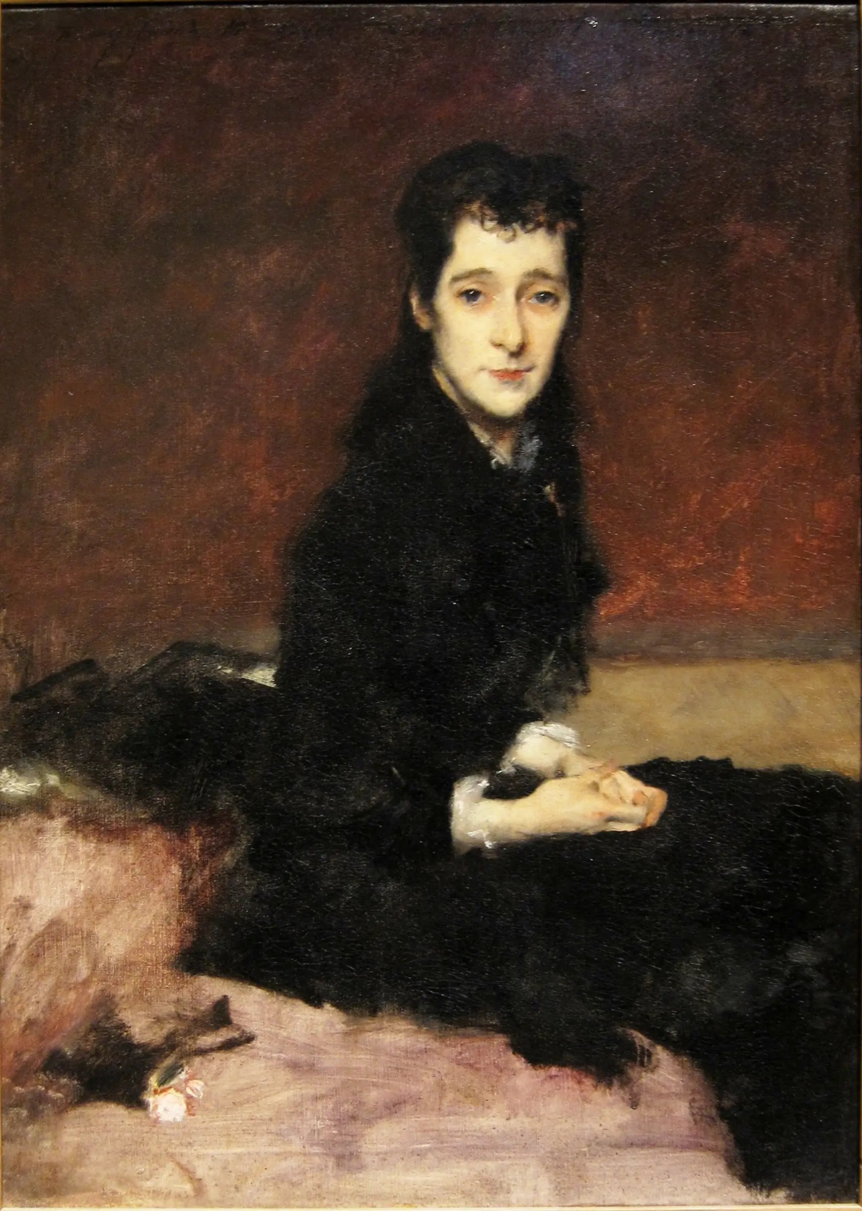 Mme Charles Gifford Dyer (Mary Anthony) - John Singer Sargent image 1 tableau peint à l’huile sur toile