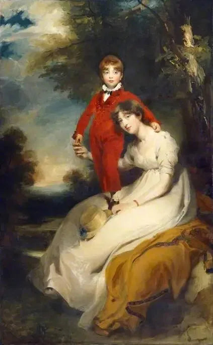 Mme Charles Thellusson, née Sabine Robarts (1775-1814), et son fils, Charles Thellusson (1797-1856) - Thomas Lawrence