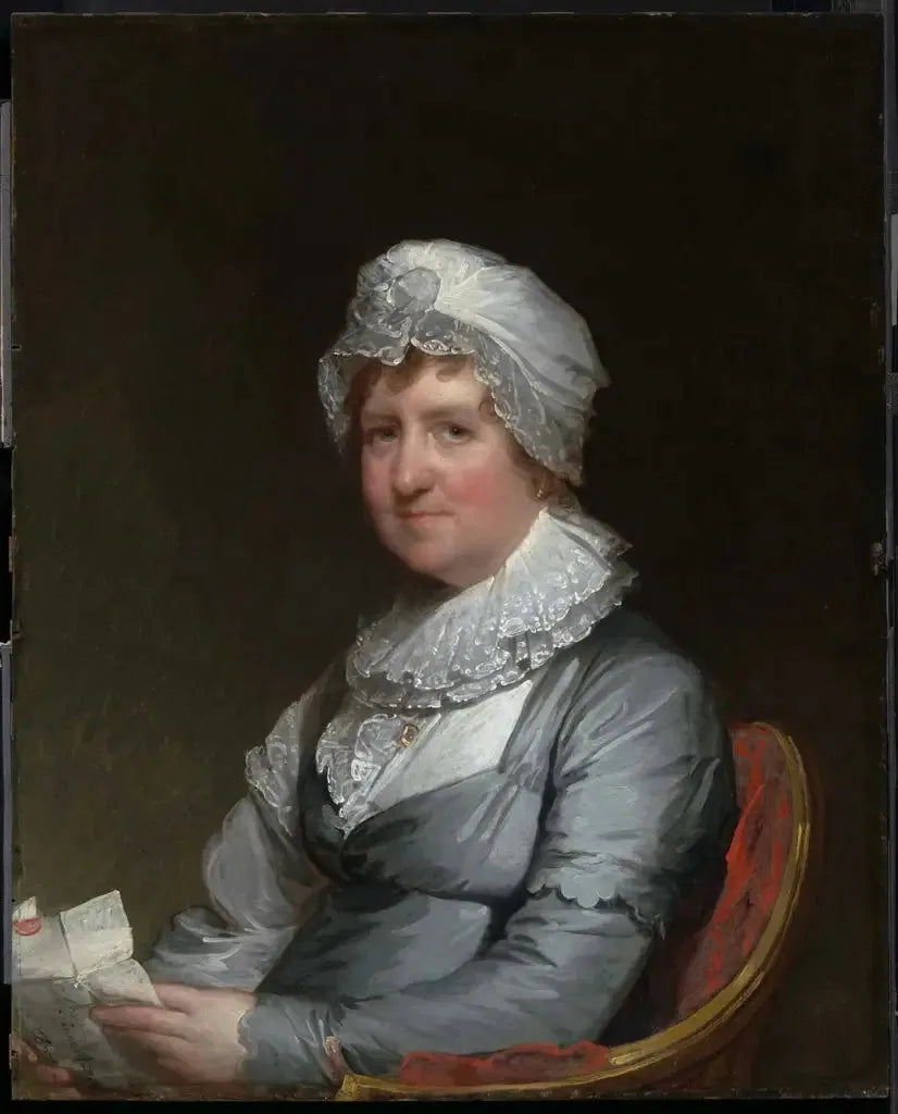 Mme Ebenezer Battelle (Anna Durant) - Gilbert Stuart image 1 reproduction de peinture à l’huile