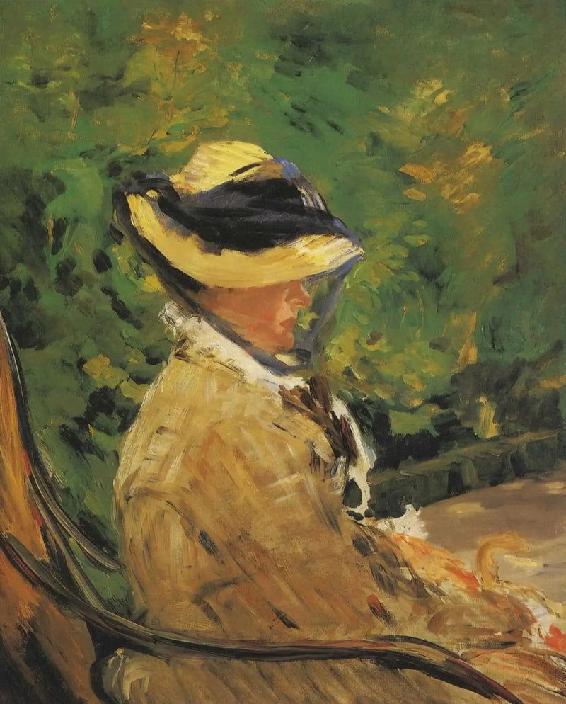 Mme Édouard Manet dans le Jardin de Bellevue - Édouard Manet