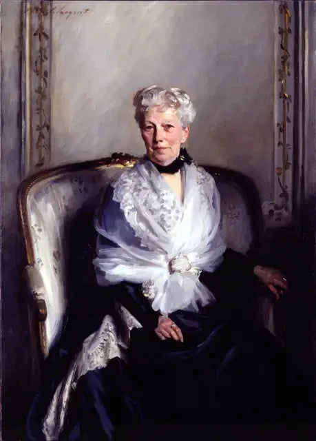 Mme Edward Goetz - John Singer Sargent image 1 copie de tableau peinte à la main