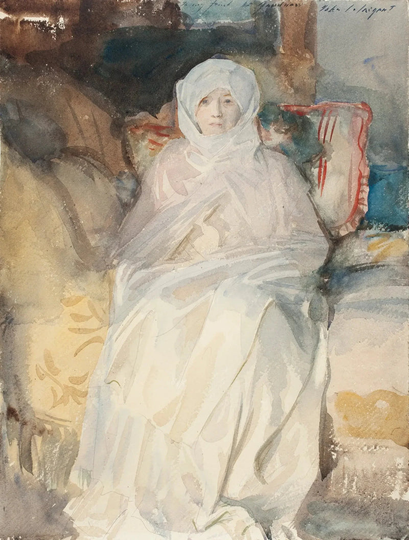 Mme Gardner en blanc - John Singer Sargent