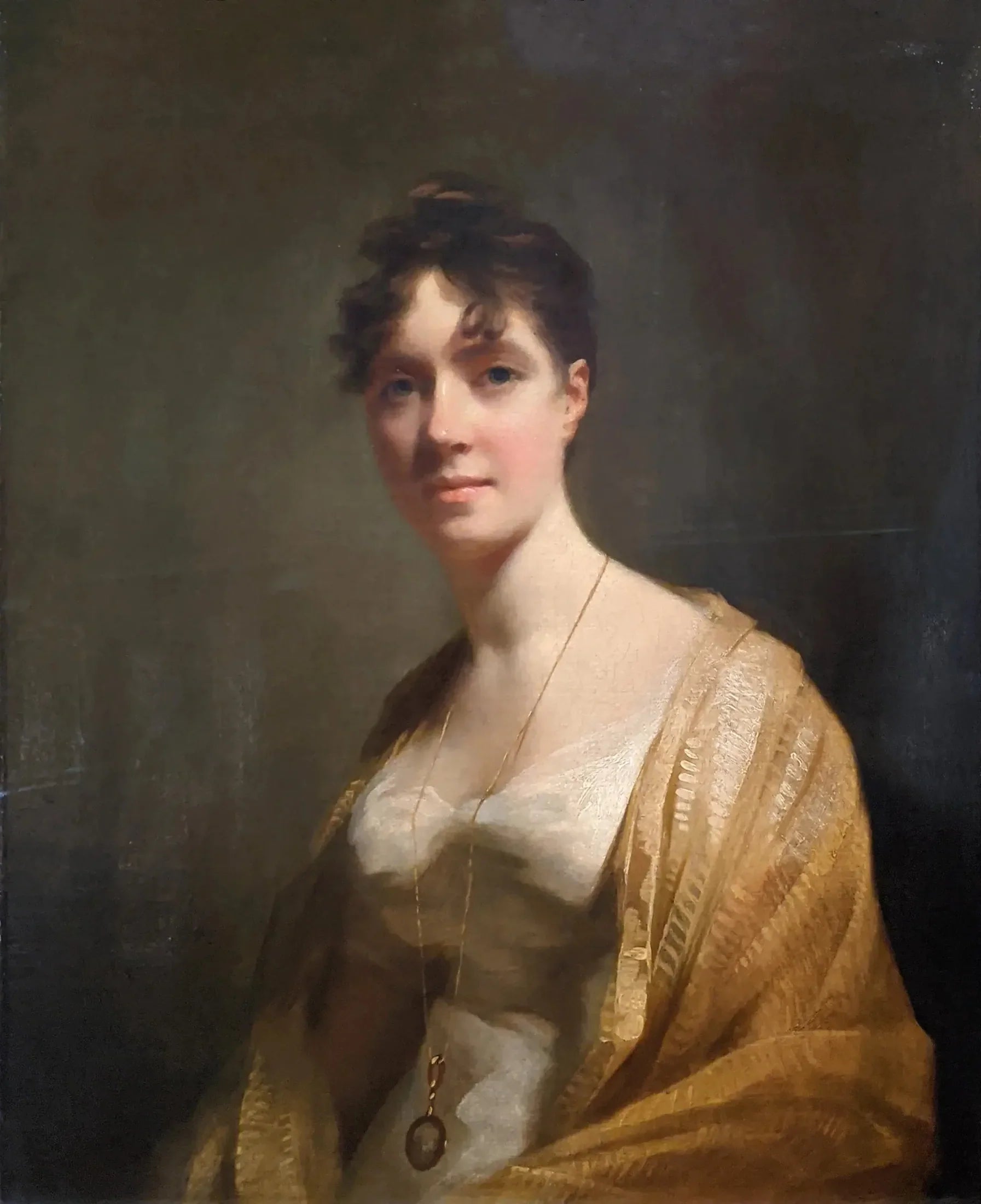 Mme George Joseph Bell, née Barbara Shaw - Henry Raeburn image 1 copie peinte à la main à l’huile