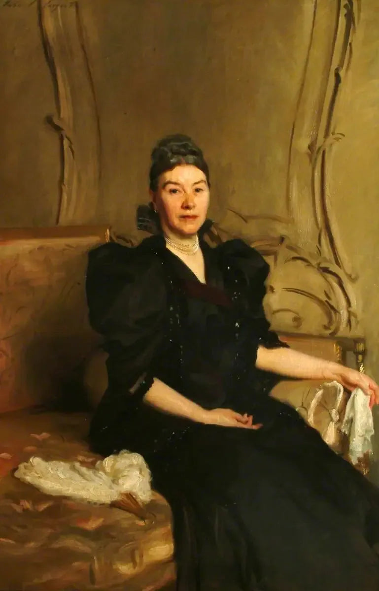 Mme Graham Robertson - John Singer Sargent image 1 copie peinte à la main à l’huile