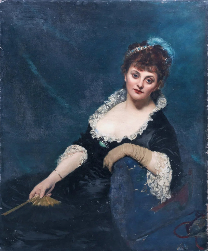 Mme Harry Vane Milbank, née Alice Sidonie Van den Bergh - Carolus-Duran