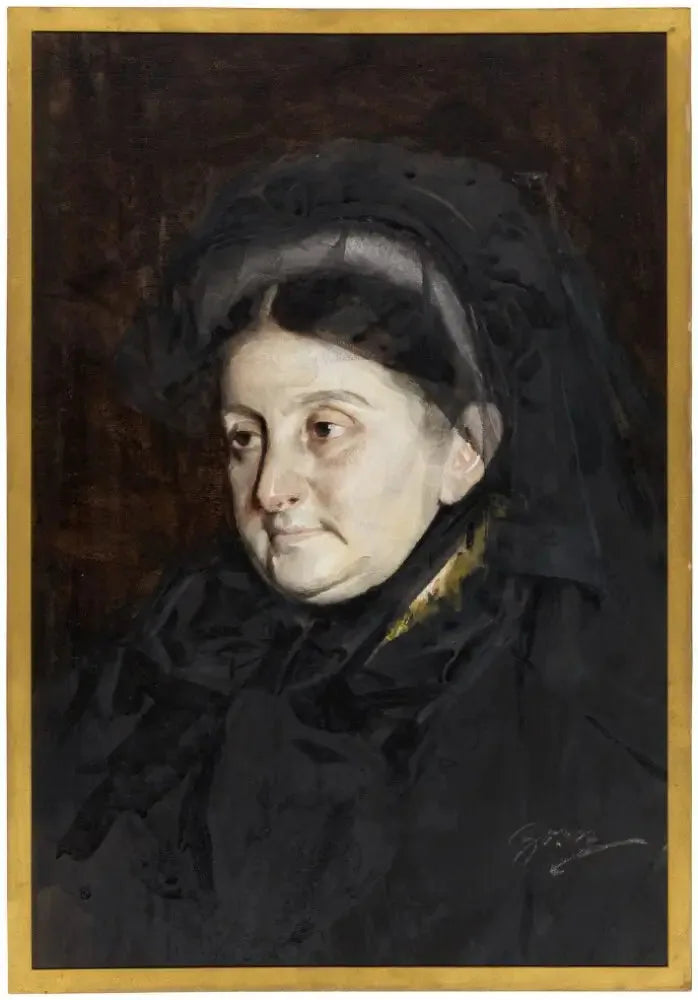 Mme Henriette Lamm - Anders Zorn image 1 reproduction d’œuvre d’art à l’huile