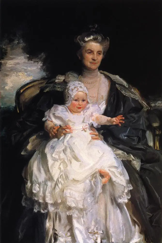 Mme Henry Phipps et son petit-fils Winston - John Singer Sargent