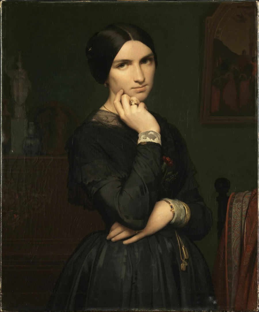 Mme Hippolyte Flandrin, née Aimée Ancelot. - Hippolyte Flandrin