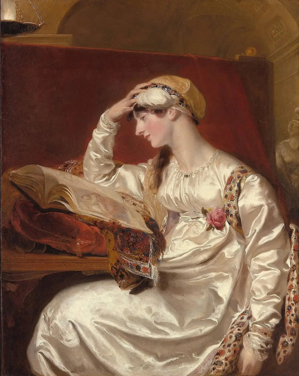 Mme Jens Wolff - Thomas Lawrence image 1 reproduction artisanale de tableau