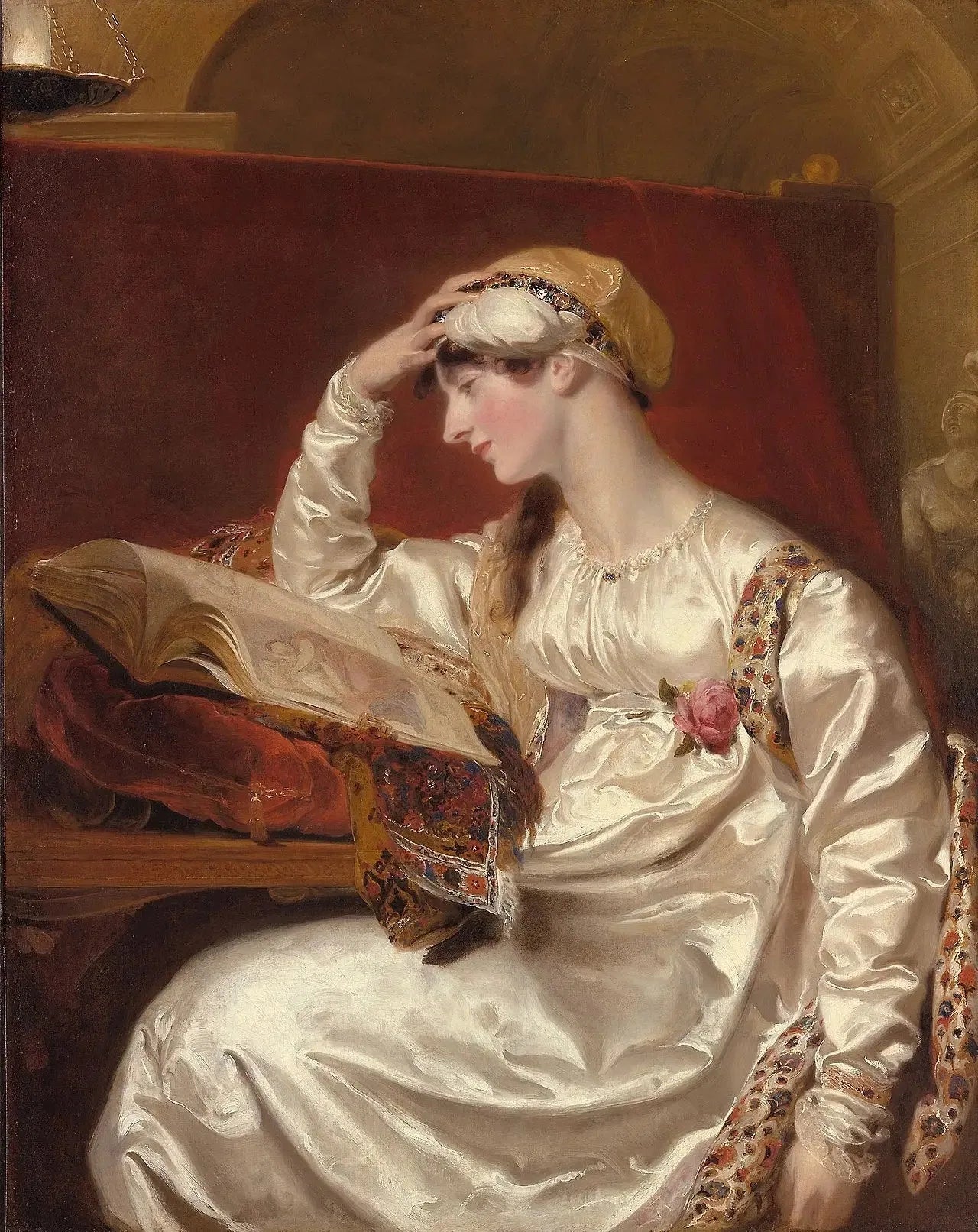 Mme Jens Wolff - Thomas Lawrence image 1 reproduction artisanale de tableau
