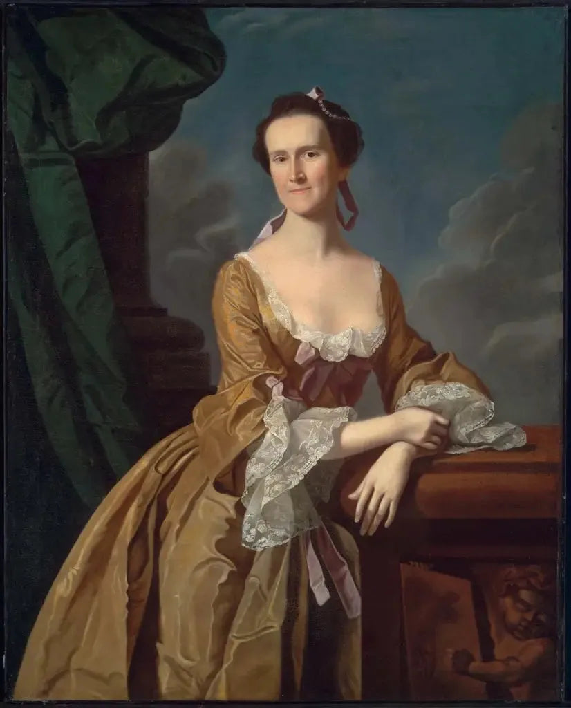 Mme John Amory (Katherine Greene) - John Singleton Copley image 1 reproduction artisanale de tableau